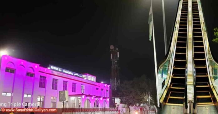 Pending Ecalator सासाराम जंक्शन पर स्वचालित सीढ़ी