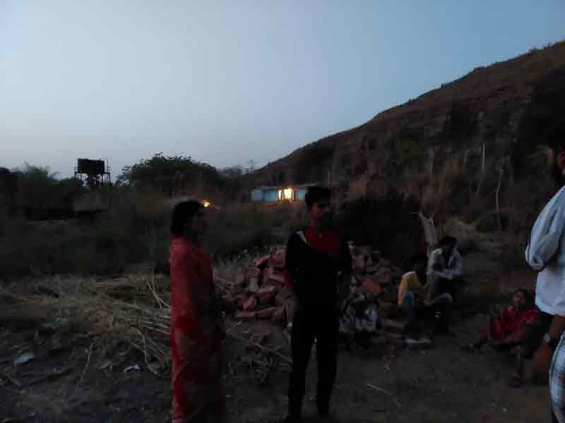 सासाराम के ताराचंडी धाम के पास स्थित कोल आदिवासी बस्ती